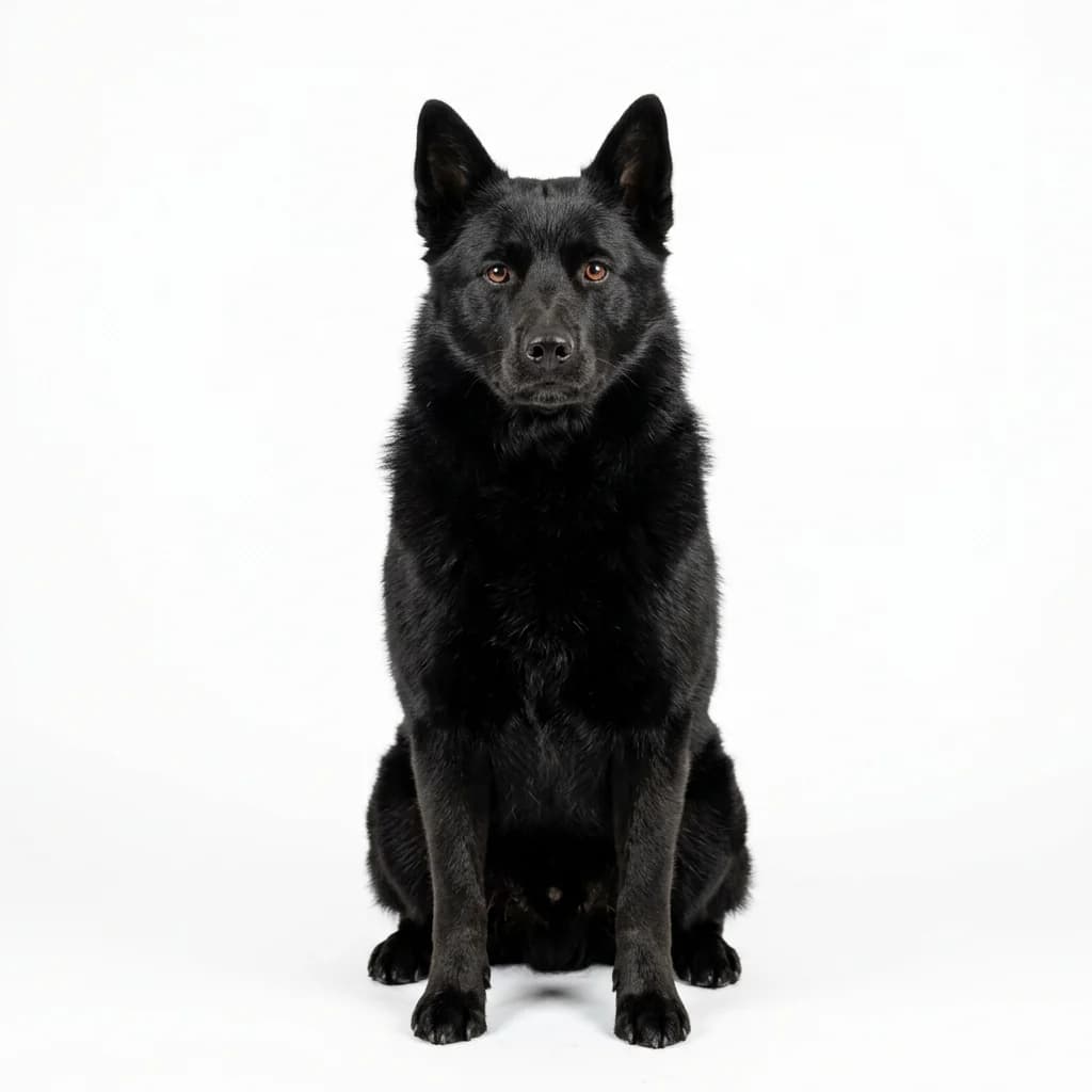 Norwegischer Elchhund schwarz